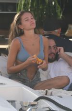 THYLANE BLONDEAU in Bikini at a Yacht in Saint Tropez 08/12/2021