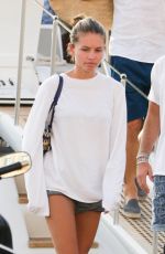 THYLANE BLONDEAU in Bikini at a Yacht in Saint Tropez 08/12/2021