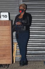 TIFFANY HADDISH Out for Dinner at Nobu in Malibu 08/10/2021