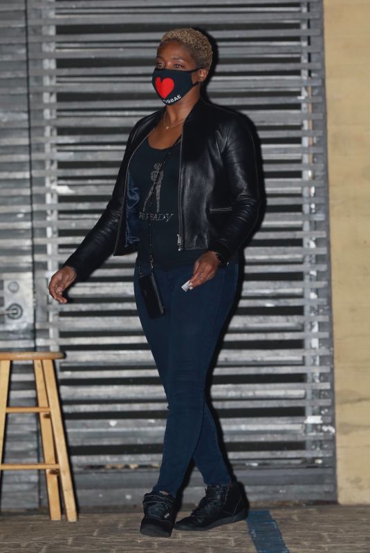TIFFANY HADDISH Out for Dinner at Nobu in Malibu 08/10/2021