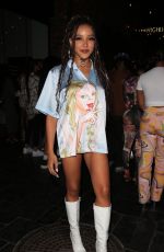 TINASHE at a Party at The Highlight Room in Los Angeles 08/25/2021