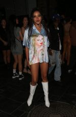 TINASHE at a Party at The Highlight Room in Los Angeles 08/25/2021