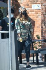TYRA BANKS at Palisades Garden Cafe in Pacific Palisades 08/26/2021