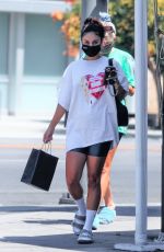 VANESSA HUDGENS and GG MAGREE Leaves a Spa in Los Angeles 08/26/2021