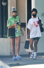 VANESSA HUDGENS and GG MAGREE Leaves a Spa in Los Angeles 08/26/2021