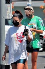 VANESSA HUDGENS and GG MAGREE Leaves a Spa in Los Angeles 08/26/2021