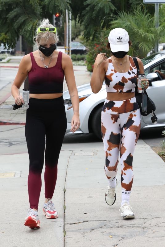 VANESSA HUDGENS and GG MAGREE Out in West Hollywood 08/18/2021