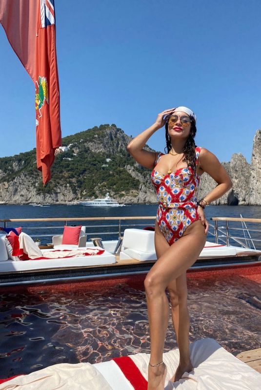 VANESSA HUDGENS in Swimsuit - Instagram Photos 08/02/2021