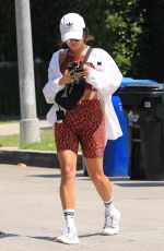 VANESSA HUDGENS Leaves a Gym in Los Angeles 08/25/2021