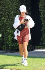 VANESSA HUDGENS Leaves a Gym in Los Angeles 08/25/2021