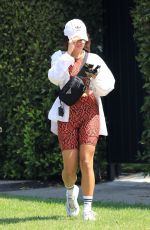 VANESSA HUDGENS Leaves a Gym in Los Angeles 08/25/2021