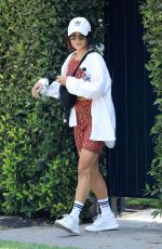 VANESSA HUDGENS Leaves a Gym in Los Angeles 08/25/2021