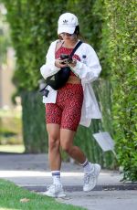 VANESSA HUDGENS Leaves Pilates Class in West Hollywood 08/25/2021