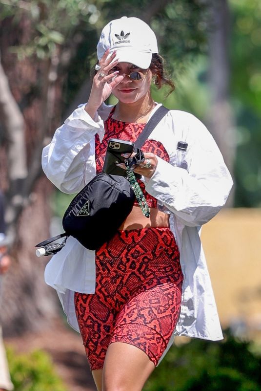 VANESSA HUDGENS Leaves Pilates Class in West Hollywood 08/25/2021
