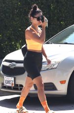 VANESSA HUDGENS Leaves Pilates Class in West Hollywood 08/27/2021