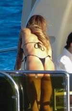 VANESSA SIERRA in Bikini at a Boat in Mykonos 08/07/2021