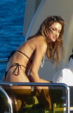 VANESSA SIERRA in Bikini at a Boat in Mykonos 08/07/2021