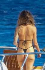 VANESSA SIERRA in Bikini at a Boat in Mykonos 08/07/2021
