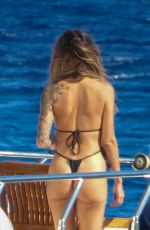VANESSA SIERRA in Bikini at a Boat in Mykonos 08/07/2021