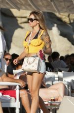 VANESSA SIERRA in Bikini at a Boat in Mykonos 08/07/2021