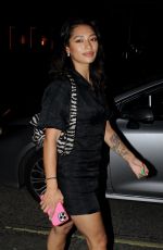 VANESSA WHITE Leaves Nobu in London 08/10/2021