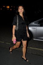 VANESSA WHITE Leaves Nobu in London 08/10/2021