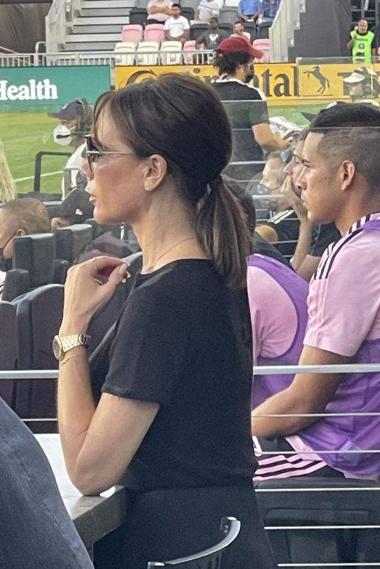 VICTORIA BECKHAM at DVR Stadium in Miami 08/18/2021