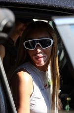 WINNIE HARLOW at Il Pastaio in Beverly Hills 08/03/2021