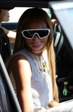 WINNIE HARLOW at Il Pastaio in Beverly Hills 08/03/2021