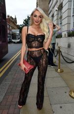 ZARALENA JACKSON Out with a Girlfriend in Manchester 08/01/2021
