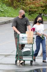 ZOE KRAVITZ and Channing Tatum Leaves a Supermarket in New York 08/23/2021