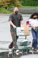 ZOE KRAVITZ and Channing Tatum Leaves a Supermarket in New York 08/23/2021