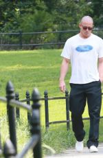 ZOE KRAVITZ and Channing Tatum Out at Central Park 08/27/2021