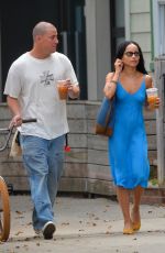 ZOE KRAVITZ and Channing Tatum Out for Iced Coffees in New York 08/19/2021