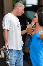 ZOE KRAVITZ and Channing Tatum Out for Iced Coffees in New York 08/19/2021