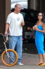 ZOE KRAVITZ and Channing Tatum Out for Iced Coffees in New York 08/19/2021