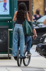 ZOE KRAVITZ and Channing Tatum Out in New York 08/18/2021
