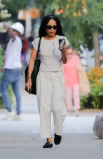 ZOE KRAVITZ Out and About in New York 08/10/2021