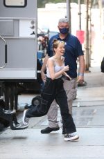ZOEY DEUTCH on the Set of Not Ok in New York 08/13/2021