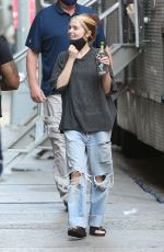 ZOEY DEUTCH on the Set of Not Ok in New York 08/13/2021