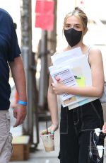 ZOEY DEUTCH on the Set of Not Ok in New York 08/13/2021