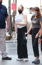 ZOEY DEUTCH on the Set of Not Ok in New York 08/13/2021