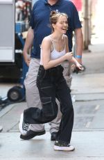 ZOEY DEUTCH on the Set of Not Ok in New York 08/13/2021