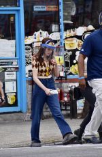 ZOEY DEUTCH on the Set of Not Okay in New York 08/04/2021