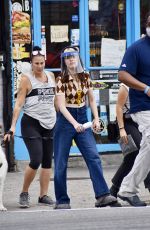 ZOEY DEUTCH on the Set of Not Okay in New York 08/04/2021