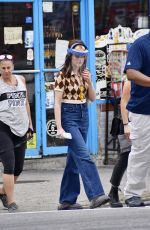 ZOEY DEUTCH on the Set of Not Okay in New York 08/04/2021