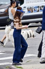 ZOEY DEUTCH on the Set of Not Okay in New York 08/04/2021