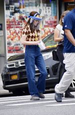 ZOEY DEUTCH on the Set of Not Okay in New York 08/04/2021