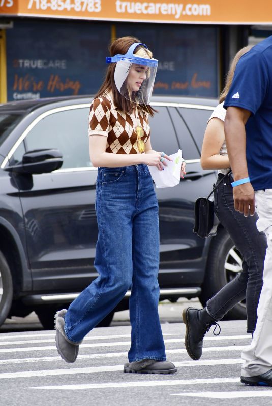 ZOEY DEUTCH on the Set of Not Okay in New York 08/04/2021