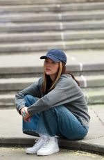ZOEY DEUTCH on the Set of Not Okay in New York 08/08/2021